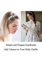 Headbands 7 styles red stylish hair accessory set. - 5