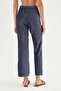 Roda Simli High Waist Trousers Navy Blue - 5