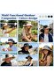 Hunting hat with solar fan UV wide brim unisex breathable. - 4
