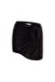 Pippa Sequined Mini Wrap Skirt Black