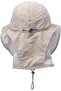 Outdoor sun hat dark military green UV neck shield. - 2