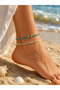 🧿   Marina Nazar Beaded Double Beaded Women's Anklet 🏖️ - 3