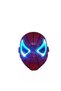 Kids Mask Spider-Man Mask for Kids 18cm – Superhero Costume Mask with LED Light-Up Eyes | Spiderman Party Mask for Boys & Girls | Avengers Superhero Dress-Up Toy | Birthday Party Supplies, Cosplay, Ro - 3