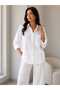 Women's Long Sleeve Basic Shirt with Pocket Detail - 2