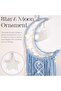 Boho Macrame Woven Wall Hanging, Crochet Crescent Moon Star Dream Catcher with Long Tassel- White Co - 2