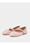 Pink Pearl Embellished Slip-On Ballerinas - 2