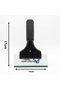Professional soft handle silicone water squeegee glass film pulling application tool 14x17 cm green be - 3