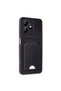 Realme Note 50 4g Case Kelvin Silicone with Business Card Holder - Black - 2