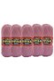 Kristal Fiber Yarn 5-Pack 100 Gr 450 Mt – Bath Fiber, Scrubbing Cloth and Dowry Knitting Yarn
