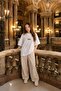 Women's Oversize T-Shirt Libra Printed White – Crew Neck, Comfortable Fit, 100% Cotton - 4