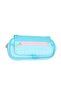 Monochrome Two Compartment Pu Pencil Case Blue 271552