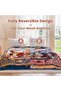 MSGKV Boho Throw Blanket 100% Cotton Blankets for Bed Couch 60'x80', Soft Fall Mexican Blanket Trave - 4