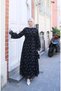 Lace Detailed Waist Tunnel Patterned Dress - 4
