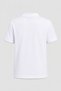 Girls & Boys Unisex White 100% Cotton Polo Collar Short Sleeve 2-Piece T-Shirt - 3