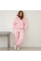 Unisex Women's and Men's Owners Club Printed Oversize 3 Thread Hooded Tracksuit Set - 3