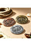 R199 Oval Dubai city skyline metal refrigerator retro stereo relief tourist souvenir magnet - 2