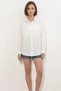 Women's Oversize Cut Linen Bebeyaz Shirt - 7