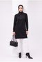 Floral Patterned Knitwear Tunic 25Ktd4111 Black