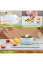 FUIJOL Tempered Glass Cutting Board for Kitchen Counter, Clear Cutting Board for Countertop with Rubber Feet – Heat, Scratch, Shatter Resistant, Dishwasher Safe, Easy to Clean, 8x12" - 2