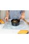 Glass Cutting Board 16"x12": Tempered Glass Kitchen Counter Protector - Durable- Scratch-Resistant, Heat-Proof - Design 3 - Grey Marble Effect - 6