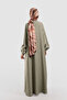 Zippered Tensel Ferace İğde Green - 5