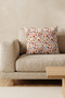 Autumn Flowers Colorful Botanical Pattern Digital Printed Decorative Throw Pillow Cover 42X42 cm