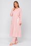 4207 Premium Women's Comfortable Fit Tie-Up Long Sleeve Single Dressing Gown - 2