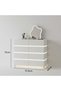 Modern White LED Dresser with 8 Drawers | Vanity Chest of Drawers for Bedroom - 6