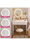 Dressing Table Modern Vanity Table Makeup Cabinet with LED Makeup Mirror and Drawer Makeup Table for Bedroom（60*40*125.5CM） - 4