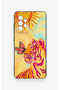 Samsung A52 Compatible Tiger of the Sun Patterned Silicone Case - 2