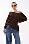Women's Seamless Collar Knitted Loose Sweater 265022 - - 3
