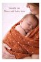 Pack of 2 - Muslin Double Layer Mom Towel - Soft Cotton Bath Towel, Floral Print - 4