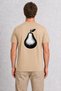 Linol Print Pear Design T-Shirt - Cream - 2
