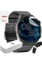 Set Smartwatch EDIȚIE LIMITATĂ Apeluri Bluetooth 2 Curele Brățări PL - 8