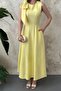 Yellow Shoulder Bow Dress - 2