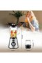 ST-5924 2-in-1 Blender & Grinder, 1.5L Glass Blender with Grinding Cup, 350W Copper Motor, 6 Stainless Steel Blades, 2-Speed Electric Smoothie, Juice & Spice Grinder - 8