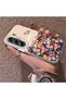 Tecno Camon 40 Compatible Silicone Edge Hard Back Case Couple Phone Case with Floral Pattern - 2