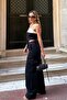 Navy Blue Corset Blouse Cargo Pants Set - 1048 - 3