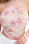 Stone Embellished Asymmetrical Cut Bustier A3083 - 3