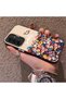 Samsung Galaxy A17 Compatible Silicone Edge Hard Back Case Couple Phone Case with Floral Pattern - 2