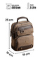 Mega 415 Shoulder Strap Handbag Crossbody Bag Shoulder Bag Toprak-Taba - 5