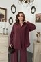 Purple Shirt Double Set - 3
