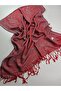 Paisley Patterned Double-Sided Jacquard Shawl 70 X 200 cm – Soft Textured - 2