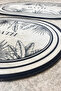 Decorative Digital Printed Set of 2 Bath Mat Non-Slip Base Toilet Set - 3
