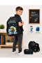 First School Boy's 3-Piece Space Adventure Bag Set with Space Astronaut Figure