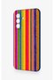 Samsung A17 Compatible Colorful Patterned Silicone Case - 4