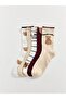 Teddy Bear Patterned Girls' Socks 5 Pack (W6) - 2