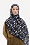 Sora Rami Shawl - Navy Blue - 4