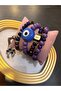 Purple Color Quad Elastic Bracelet