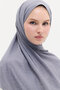 Jakar Rami Shawl Labyrinth Pattern - Gray - 2